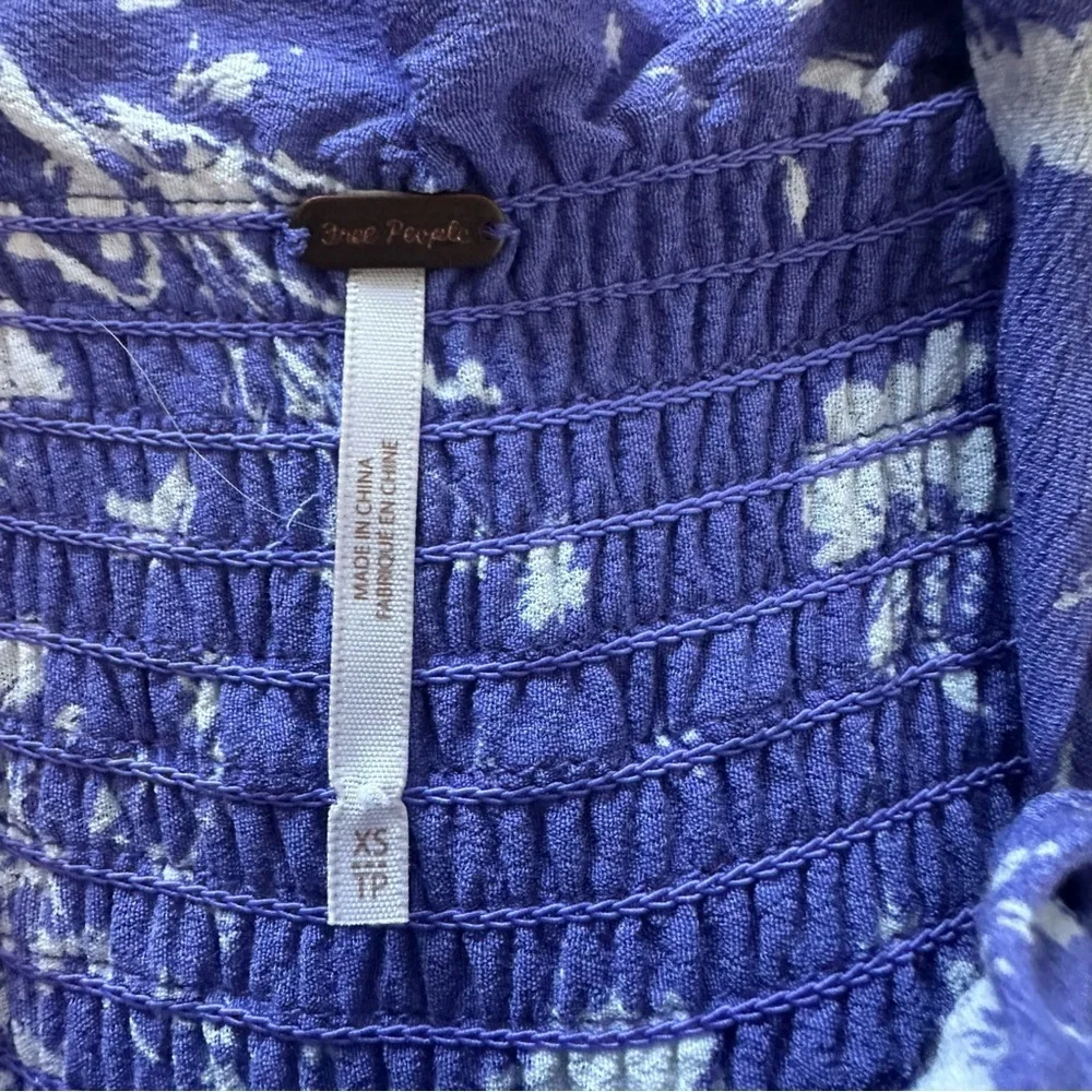 Free People Color My World Jumpsuit Purple Size XS Boho Cottagecore